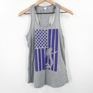 Little Mermaid Ariel Patriotic Flag Tank